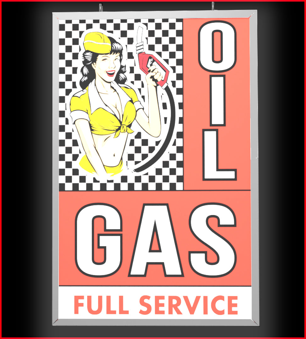Up Girl Gas Oil (24 inch)