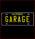 California Garage License Plate (30 inch) Fred's Legendary Signs