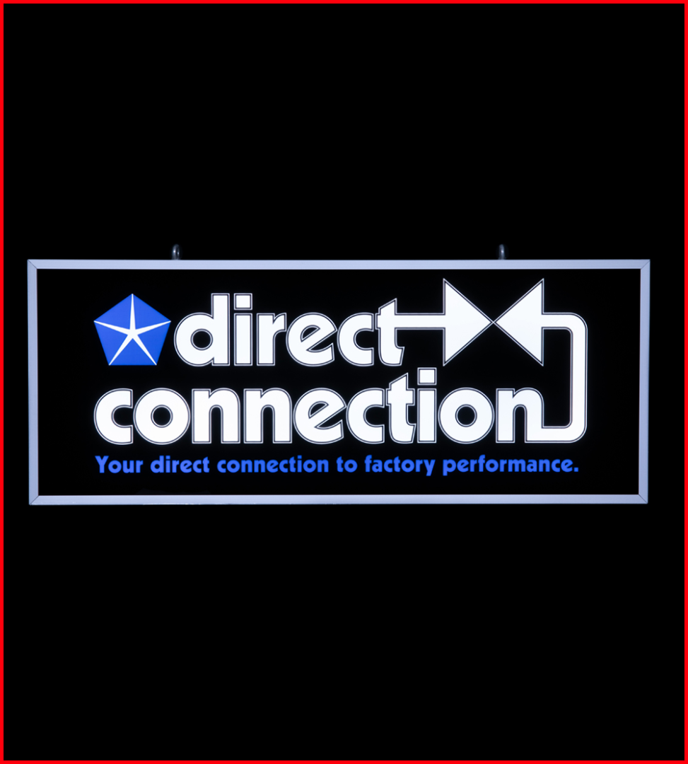 Mopar Direct Connection 30 Inch Backlit LED Lighted Sign - 2DIRCN01
