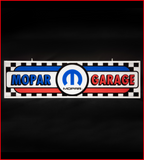Mopar Backlit LED Sign, Mopar Neon Sign, Perfect for Displaying in Your Garage, Man Cave, Shop, or home.