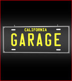 California Garage License Plate (30 Inch)