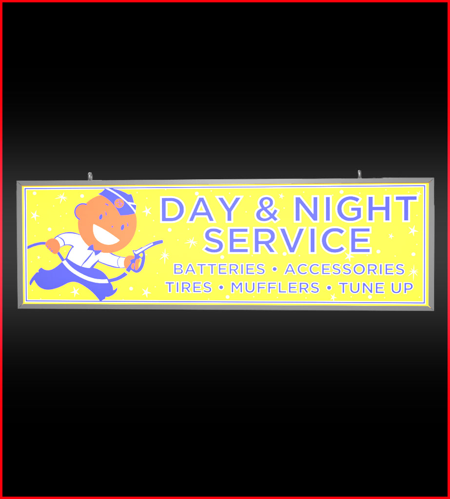 24 Hour Service Custom LED Light - 37 Inch