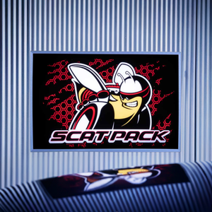 DODGE SCATPACK Backlit Sign 24 x 16 inch - DSCATH-01