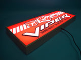 Dodge Viper Backlit Sign 30 x 12 inch - DVIPR-02