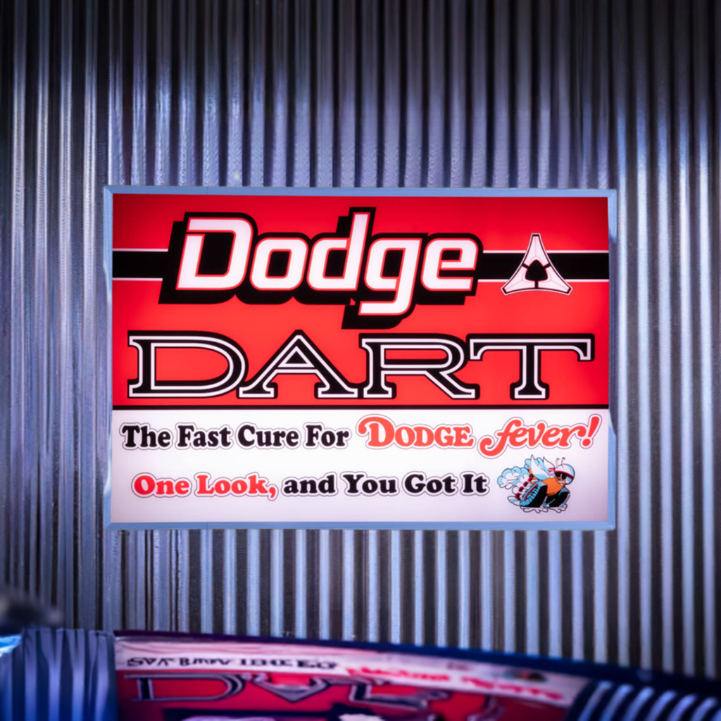 Dodge Dart Backlit Lighted Sign 24 x 16 Inch - DDART-01