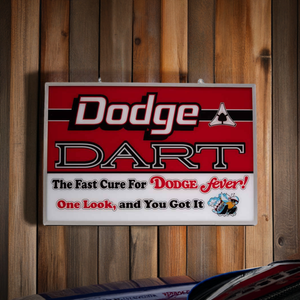 Dodge Dart Backlit Lighted Sign 24 x 16 Inch - DDART-01
