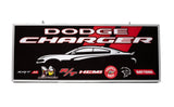 Dodge Charger Backlit Sign 30 x 12 Inch -DCHARSO-02