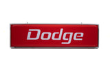 Dodge Red Backlit Sign 37 x 10 inch - DRED-37