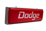 Dodge Red Backlit Sign 37 x 10 inch - DRED-37