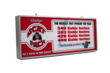 Dodge Scat Pack Garage Backlit Sign 30 x 12 Inch -DSCTVT-02