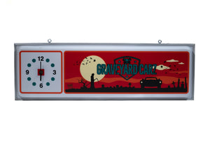 Graveyard Carz Clock 37 Inch Backlit Lighted Sign - 1gycclk04