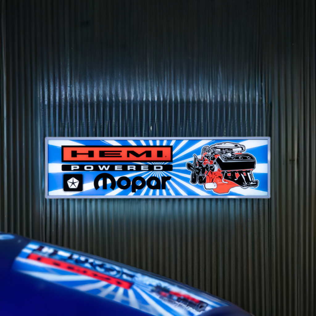 Hemi Powered 37 Inch Backlit LED Lighted Sign - 3hemipd04