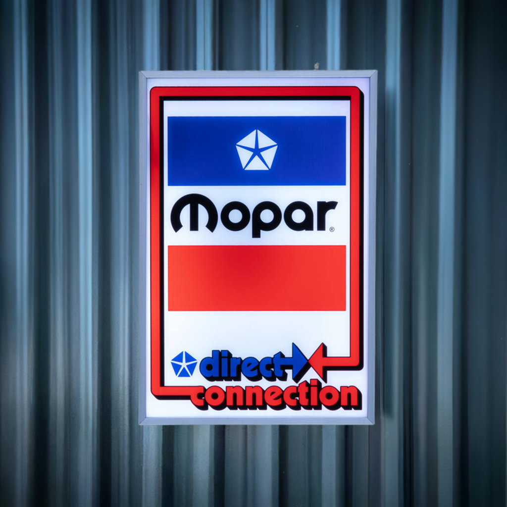 Mopar Direct Connection 24 Inch Backlit LED Lighted Sign - 1MPDCV02