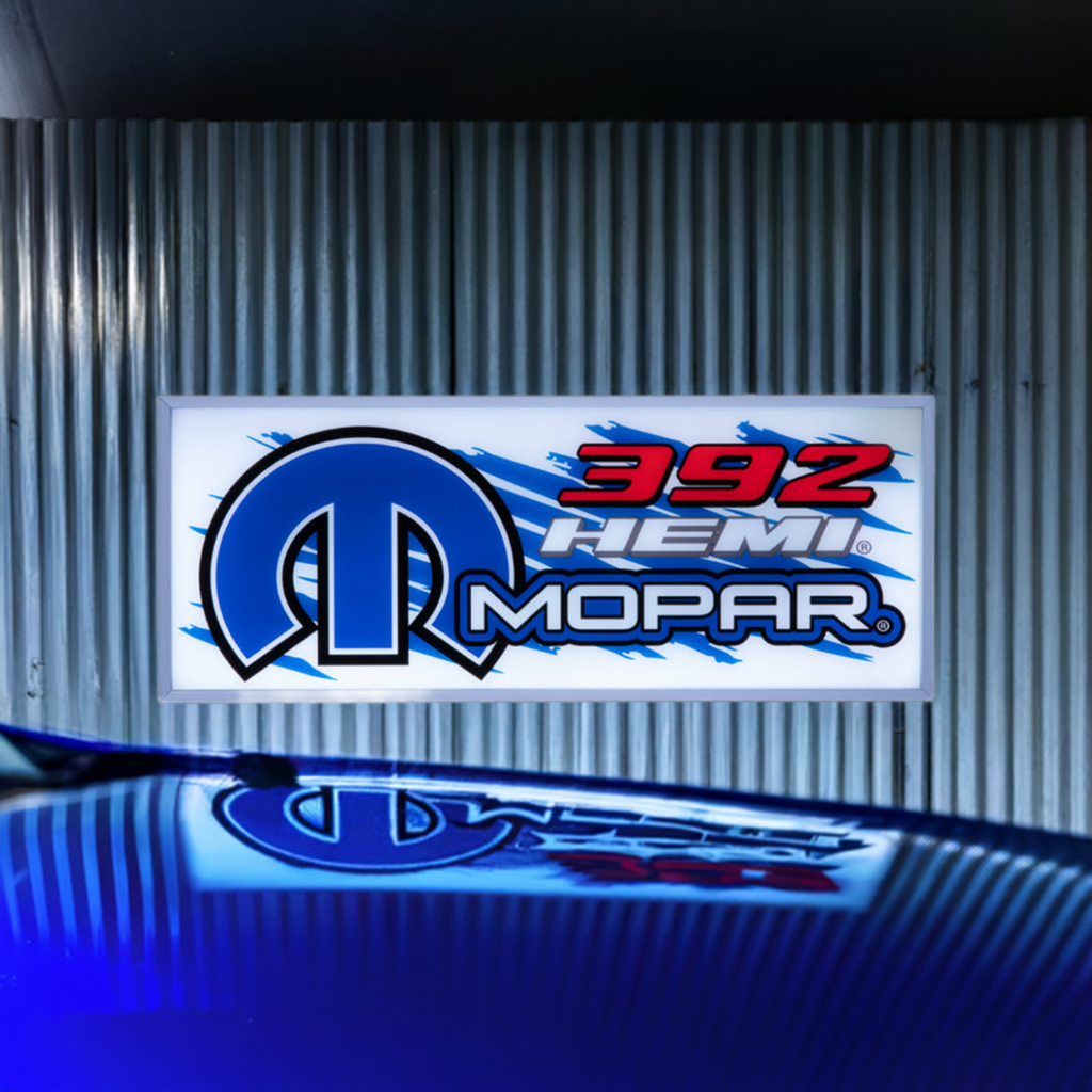 Mopar Hemi 392 30 Inch Backlit LED Lighted Sign - 2MPHEM02