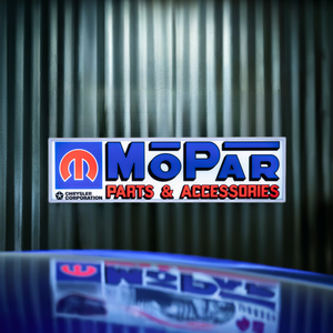 Mopar Led Rope Sign Mopar Parts and Accessories 37 Inch Backlit LED Lighted Sign - 3MPART04