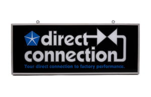 Mopar Direct Connection 30 Inch Backlit LED Lighted Sign - DCblk003