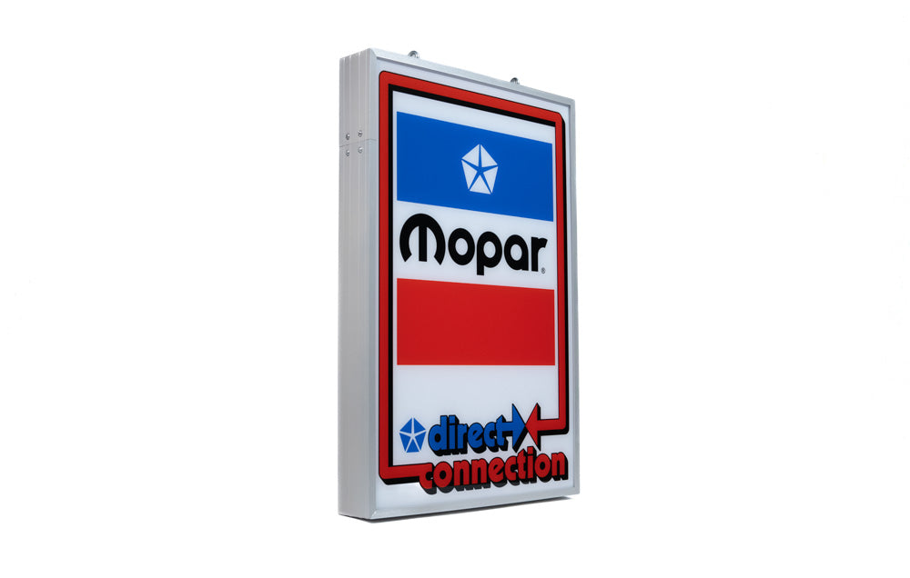 Mopar Direct Connection 24 Inch Backlit LED Lighted Sign - 1MPDCV02