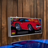 Plymouth Cuda Backlit Sign 30 x 12 inch - CUDACL-02