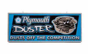 Plymouth_Duster_lighted_backlit_neon_garage_sign_Freds_Legendary_Signs_.com