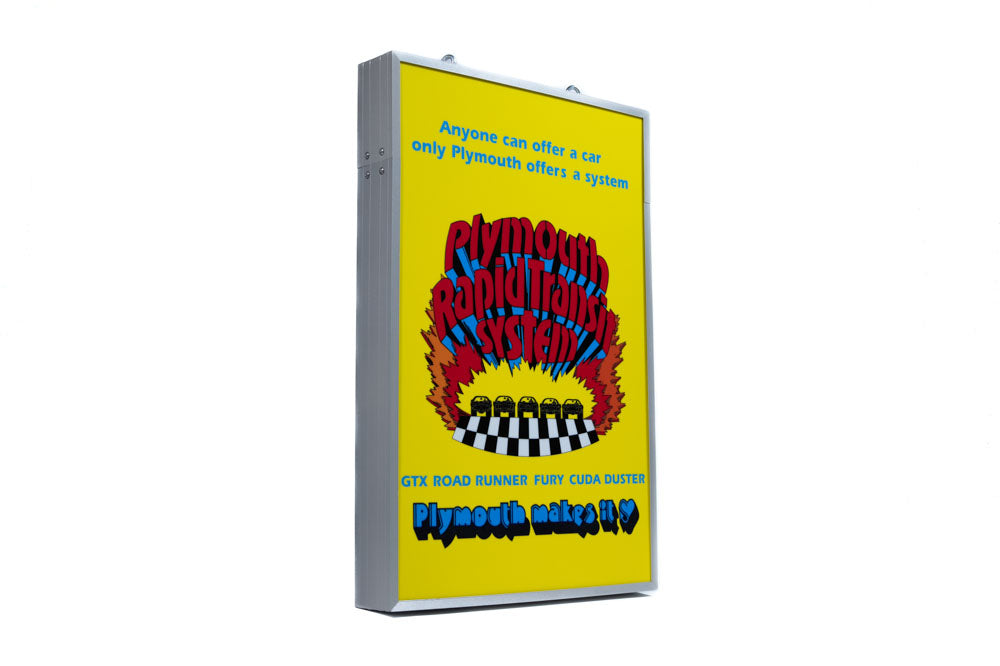 Plymouth Rapid Transit Backlit Sign 24 x 16-PLYRAPT-01