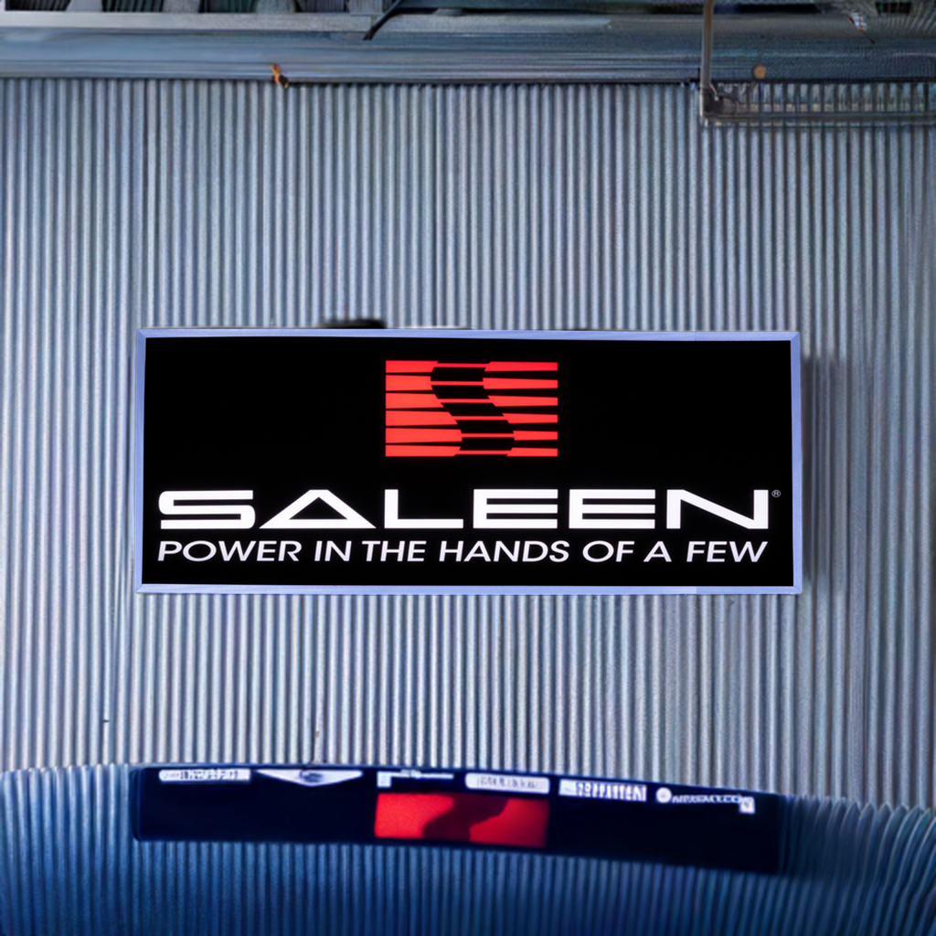 Saleen Performance Backlit Sign 30 x 12 Inch - SALN02