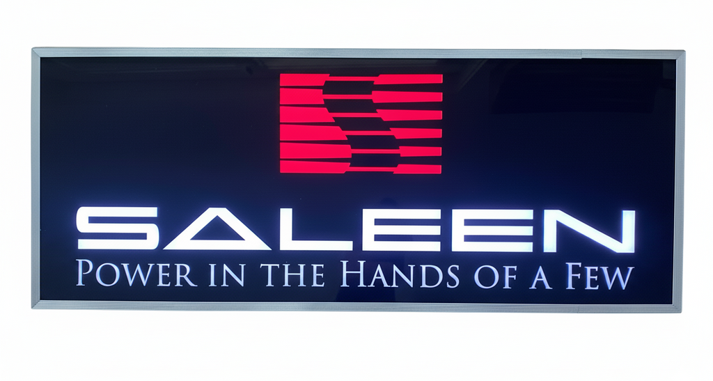 Saleen Performance Backlit Sign 30 x 12 Inch - SALN02