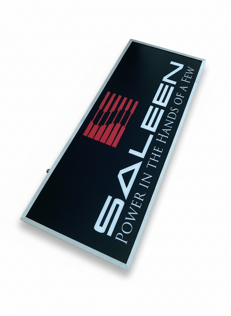 Saleen Performance Backlit Sign 30 x 12 Inch - SALN02