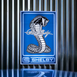 Shelby American Signature Backlit LED Sign – 24"x16" – Official Shelby Garage Decor 1SHELSIG
