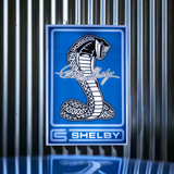 Shelby American Signature Backlit LED Sign – 24"x16" – Official Shelby Garage Decor 1SHELSIG