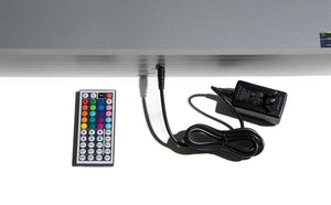 View of Shelby American officially licensed LED Sign showing remote and external power supply 