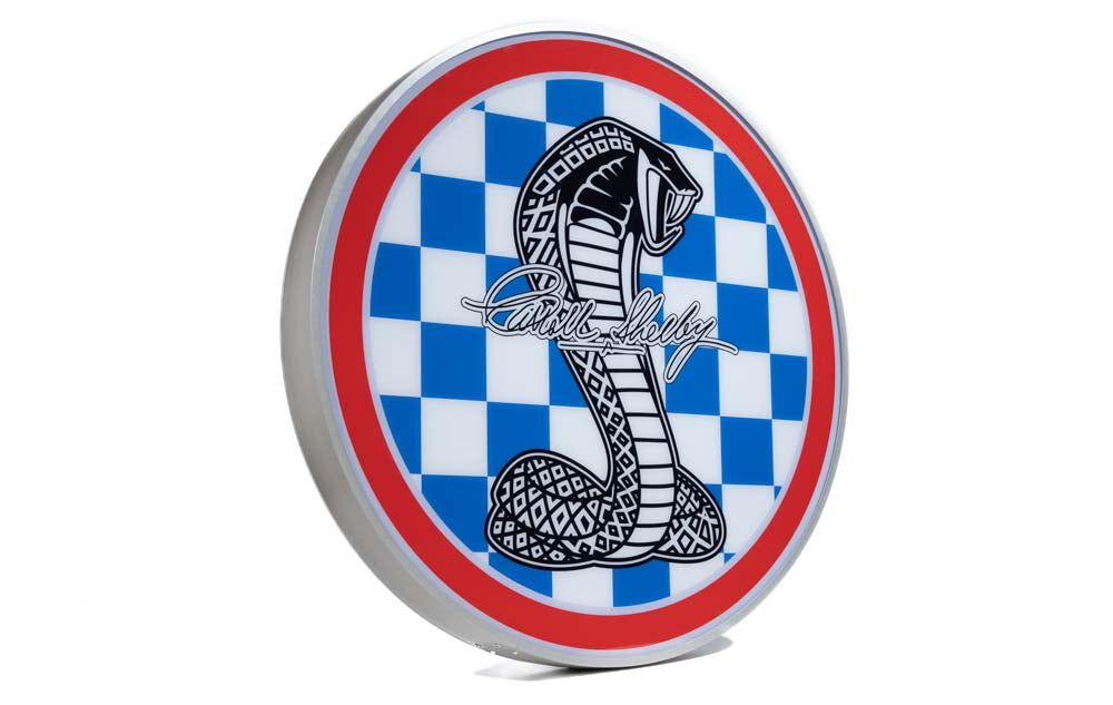 Shelby American Cobra Signature Backlit Sign 30 inch - 5SHELAM