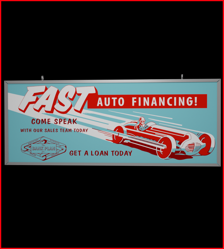 Fast Auto Financing (30 Inch)
