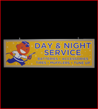 24 Hour Service (37 inch) Fred's Legendary Signs