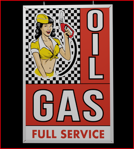 Up Girl Gas Oil (24 inch)