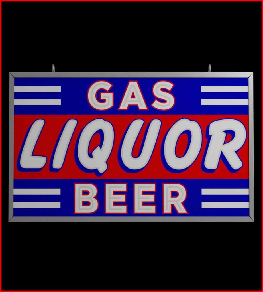Gas Liquor Beer (24 Inch)