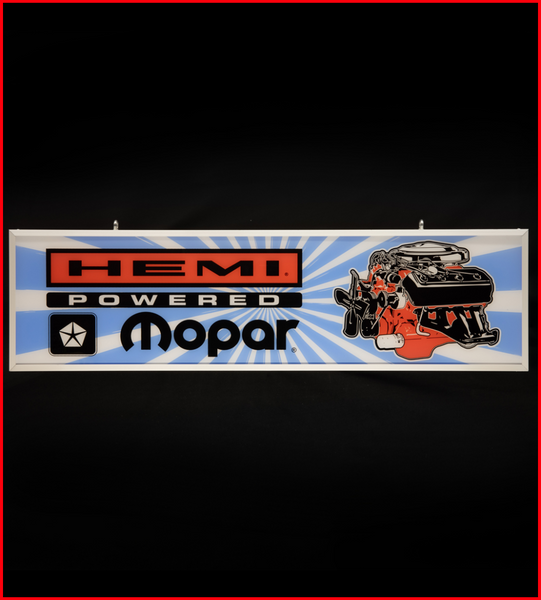 Hemi Powered 37 Inch Backlit LED Lighted Sign - 3hemipd04