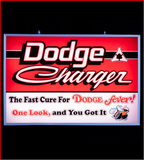 Dodge Charger Backlit Lighted Sign 24 x 16 Inch -DCHARFEV-01