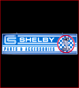 Shelby Parts and Accessories Backlit Sign 37 x 10 inch - 3SHELPA