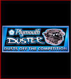 Plymouth Duster Backlit Sign 30 x 12 inch -PLYDUS-02