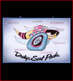 DODGE SCATPACK 383 Backlit Sign 24 x 16 inch - DSCT383-01