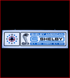 Shelby American Clock 37 Inch Backlit Lighted Sign -4SHELAM