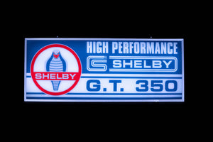 Shelby GT-350 Backlit Sign 30 x 12 inch -2SHELGT