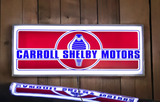 Carroll Shelby Motors Backlit LED Sign – 30"x11" inch | Fred's Legendary Signs